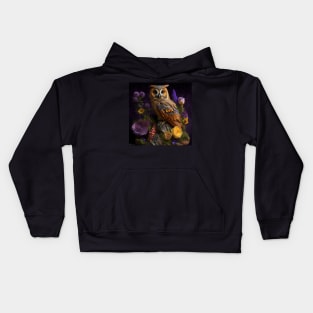 Terracotta Owl Kids Hoodie